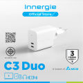 Innergie C3 Duo USB-C Power Adapter 30W. 