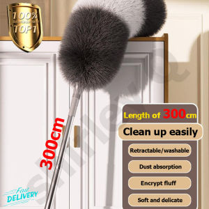 💥 Buy 1 Take 1💥Adjustable Microfiber Feather Dust Duster Dusting with TelescopicPole cleaning duster for ceiling pang agiw with Telescopic Pole Stainless Steel Household Dusting Brush Telescopic Duster Brush