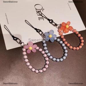 [COD] SweetBabiese 1pc Macaron-Colored Bead String Fashion Mobile Phone Lanyard Ins Style Handmade Beaded Anti-Lost Mobile Phone Chain