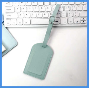 1pcs Airplane Suitcase Tag Soft Holiday Travel Airplane Check-in PU Leather Boarding Pass
