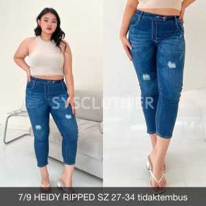 CELANA JEANS WANITA 7/9 HEIDY RIPPED -SYS CLOTHIER
