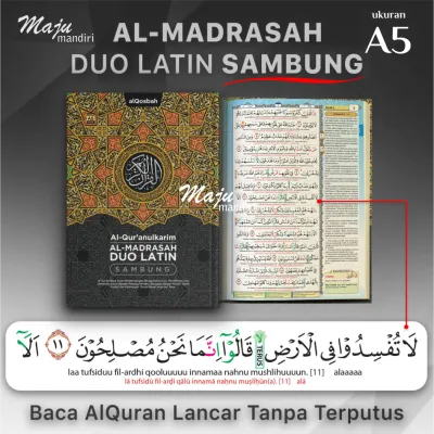 Majuma Al-Quran latin A5 transliterasi per kata dan terjemah per kata tajwid