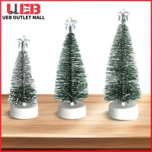 UEB Set of 3 Mini Christmas Trees for Christmas Party Decor Perfect for Holiday Home Decorations