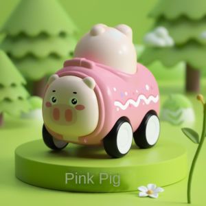 ANGCHI Tipper Truck Inertia Toy Car Cartoon Animal Ladder Truck Vehicle Model Amazing Mixer Construction Trucks Educational Toy