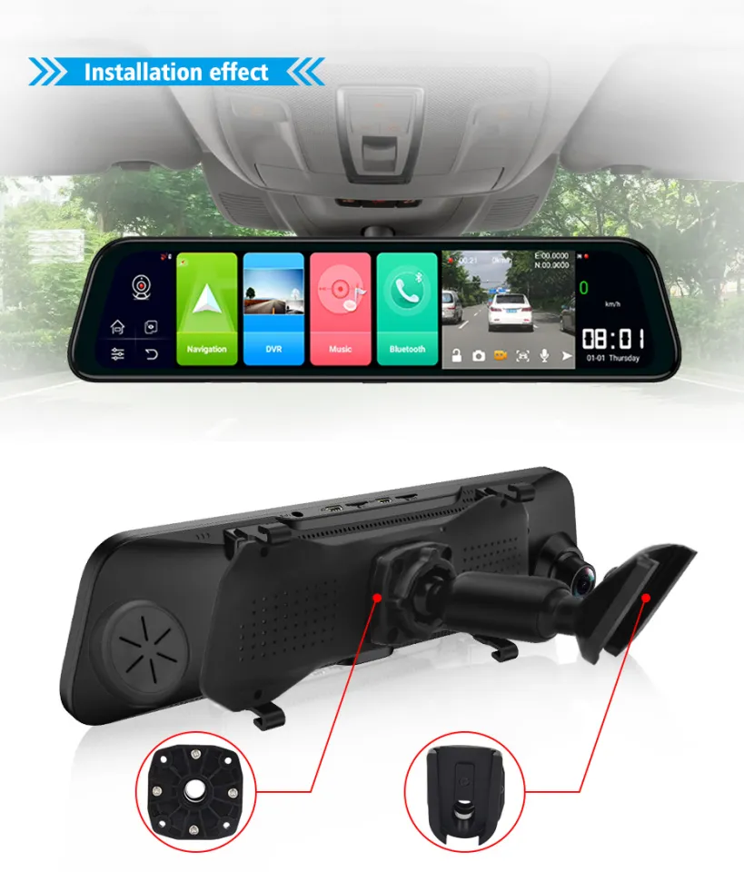 1Pcs Car Rearview Mirror DVR Driving Video Recorder Mount Holder For Xiaomi Yi Dash Cam Registrator Bracket For Yi I.53577750