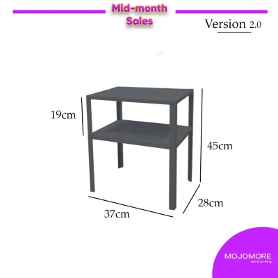 MOJOMORE® Metal Small Side Table Meja Sisi Tepi Bedroom Mini Side Table Ikea Living Room Console Furniture Corner Coffee