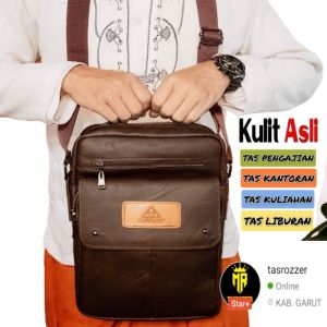 Tas pengajian kulit super muat 3 kitab besar | Tas santri | Tas kuliah & kantor