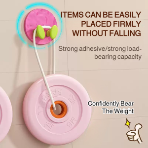 Punch-free plug hook Strong adhesive hook Bedroom and kitchen wall mount Power cord and socket storage