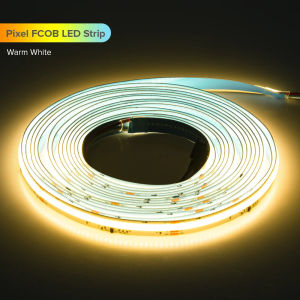 WS2811 COB Flowing LED Strip Running Water Horse Race Chasing Light Pixel Linear Lamp 24V 360LEDs/m 5m Cold Natural Warm White