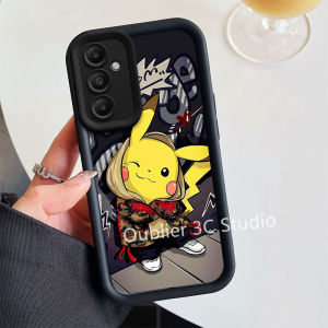 Casing Samsung Galaxy A15 A25 A35 A55 LTE 4G 5G Phone Case New Design Cute Cartoon Anime One Piece Luffy Spider Man Kuromi Silicone Pikachu Soft Cover 2024