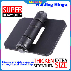 Masely Welding Hinge 75/90MM Heavy Duty Big Gate Truck Flag Hinges Farm Doors Revolving Doors Hinges