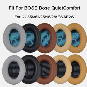 Professional Over-ear Headphones Ear Pads Cushions Replacement Earpads compatible with Bose QuietComfort 35 (QC35) QC35 II 15 QC15 QC25 QC2 / Ae2 Ae2i Ae2w SoundTrue & SoundLink