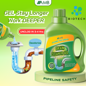 ULTRA STRENGTH Gel Drain Clog Remover Drainage Baradong Toilet Bowl Drainage Pipe Dredging Agent-500ml