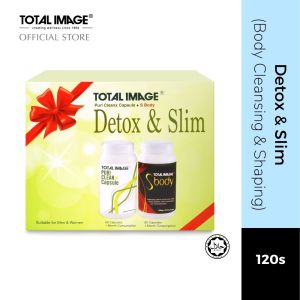 Clearance - Detox & Slim Set: Total Image Puri CleanX 60 caps + S Body 60 caps – Detox and Weight Loss Capsules for Slimming (Expiry Date: Aug 2026)