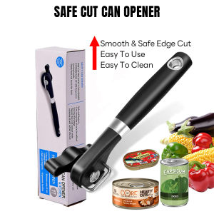 SG Safety Can Opener Bottle Opener/Injury Proof Labor-saving Manual Beer Opener Jar Beverage Opener Safety Rotating Side