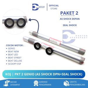 KOJ (PROMO HEMAT) PAKET 2 AS SHOCK DEPAN + SEAL SHOCK GENIO / BEAT DELUXE STREET / SOK / SKOK / SIL