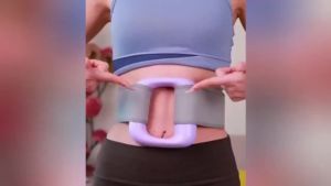 2026 Fast Fat Burning Yoga Ring Massager Multifunctional Portable Full-Body Electric Fascia Ring with Adjustable 3 Modes & 5 Levels of Intensity Massage for Fat Burning and Shaping (Blue)