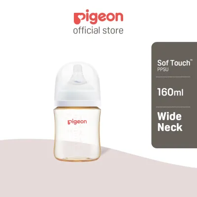 Pigeon SofTouch™ Wide-Neck PPSU BPP Nursing Bottle 160ml/240ml