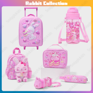 Rabbit Collection Schoolbag Cartoon Cute Backpack Children Mini Trolley Bento box Meal Bag