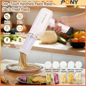 PONY Automatic Noodle Maker Machine With Modes Quickly Spaghetti Pasta Portable Household Electric Kitchen Press Mesin