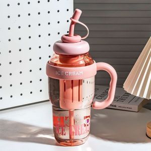 Harga Grosir -Botol Minum Kapasitas 1300 mL / Botol Minum Buah Motif Unik /  Botol Minum Kapasitas Besar / Infused Drinking Bottle