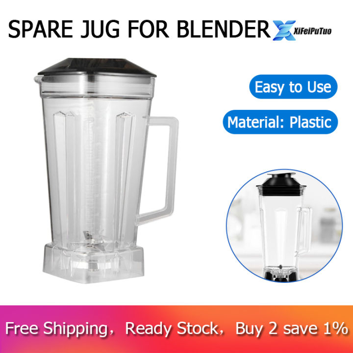 Spare Jug for Blender Replacement Part Transparent 2L Capacity Blender