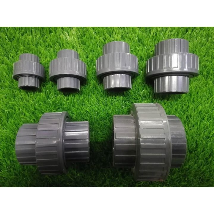 READY STOCK PVC Union Coupling Socket End / Threaded End penyambung ...