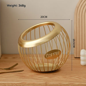 Nordic style Metal Universal Coffee Pod Holder Organizer for Counter Coffee Bar Coffee Pod Capsule