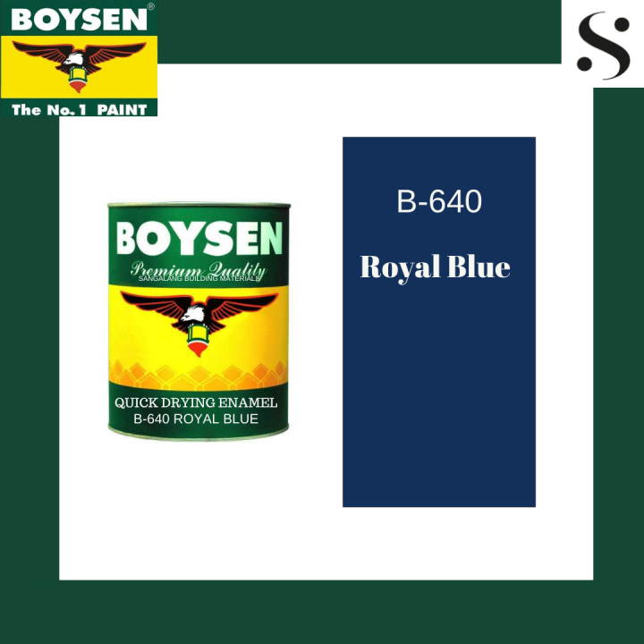 Boysen Quick Drying Enamel Royal Blue – Top-Most Hardware & Construction  Supplies