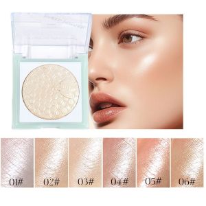 MOLISAN กลิตเตอร์ ชุดอายแชโดว์แวววาว ไฟส่องสว่าง หลากสี ไฮไลท์เตอร์กลิตเตอร์ ผลลัพธ์แบบเปียก ไฟส่องหน้า แป้งไฮไลท์ แต่งหน้าบนเวที