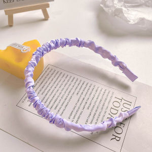 BEE - Bondu Scrunchie Korea  / Bando Bandana  kerut Headband Warna Pastel