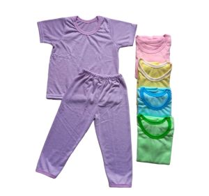 Plain tshirt pajama for kids Boy and Girl (1 to 8 years old)| Cotton fabric Available in different colors