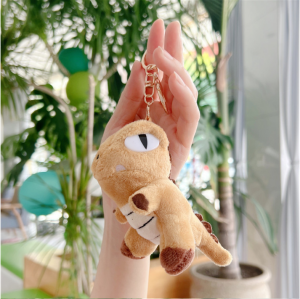 Móc khóa KHỦNG LONG nhồi bông siêu cute treo balo túi xách chìa khóa- ASANRIO HOUSE