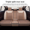 Car Seat Cover Fully Surrounded Seat Cushion Summer Universal Seat Cover Suitable for 5 seat car models such as Ford, Mazda, Nissan, Toyota, Honda, Mitsubishi, Hyundai, kia, etc. 