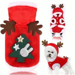 Pet Clothing Protection Pet Clothes Keep Warm Fashion Household Quirky Red Cute