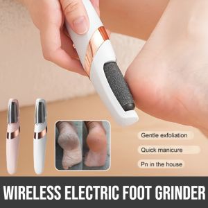 Wireless Electric Foot Grinder Electric Dead Skin Callus Removal Tool Pedicure Tool Dead Skin Callus Remover Portable Foot Spa Set Foot Care Whole