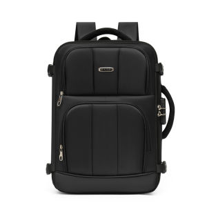 【COD/Original】30-45L large Capacity Travel Backpack for Men Combination Lock Zipper Waterproof Boardable Bag