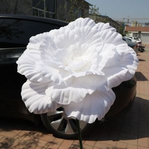 YESMILE Giant PE Artificial Peony 50cm Window Display Fake Flowers  Background Wall Decoration Simulation Peony Flower