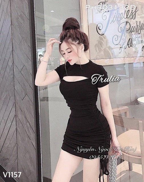 Chân váy ngắn dây rút lưng cao ôm body sexy- chân váy rúm chất thun co dãn  có quần trong lưng cao tôn dáng, chân váy midi nữ, chân váy rút dây