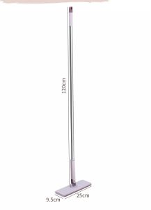 Portable Clip Mop Auto Face Towel Replacement Mop 360 Rotation 自动夹更换脸巾夹布拖把