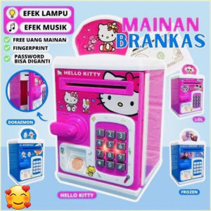 Toys - Mainan Anak Celengan Menabung Bisa Pakai Password Dan Fingerprint Sidik Jari