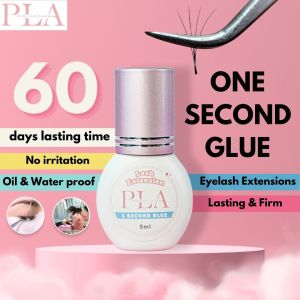 PLA One Second Eyelash Extension Glue (5ML) Long lasting Non-irritation Oil & Water proof