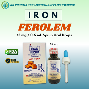 FEROLEM IRON 15mL DROPS FDA APPROVED