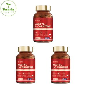 Totaria Acetyl L-Carnitine 1500mg - High Potency Metabolism Booster & Fat Burner - Energy Support for Workout & Weight Management (120 Veg Caps)