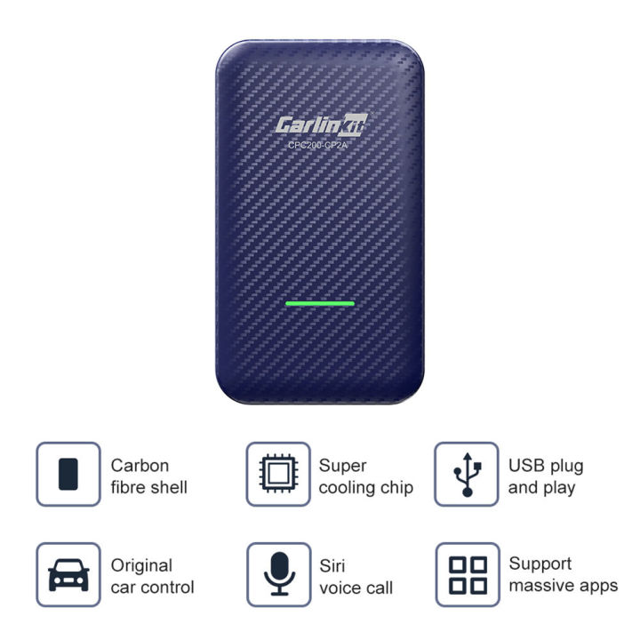 CarlinKit 5.0 4.0 3.0 Wireless Android Auto CarPlay Dongle Adapter ...