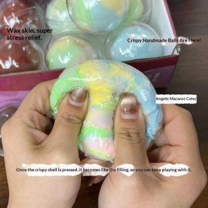 Yzlong Crunchy Căng Thẳng Relief Squishy Bóng Handmade Mềm Tpr Đồ Chơi Với Nứt Âm Thanh Cho Thư Giãn Và Vui Vẻ