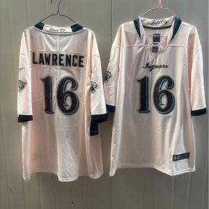 2026 NFL football jersey short-sleeved Jaguars team second-generation embroidery in stock size 16
