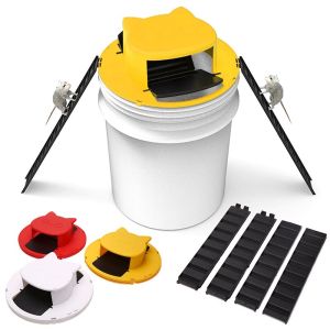 Mouse Bucket Trap cage perfect trap for big rats very suitable for repelling mice mice (Bucket not Included)