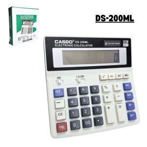Local Ready | Large 12-Digit Calculator | Dual Power Desktop Calculator with Comfortable Keys for Office & School