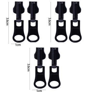 10ชิ้นหัวซิปแบบถอดออกได้สำหรับผู้หญิงผู้ชายกระเป๋าเป้สะพายหลังแบบมีซิปอุปกรณ์ DIY